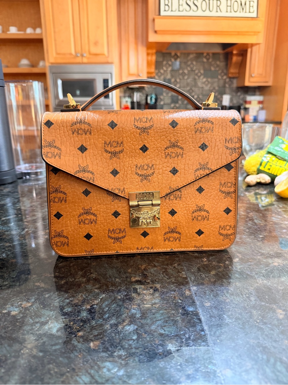 MCM Patricia Crossbody Satchel - Picture 9 of 9